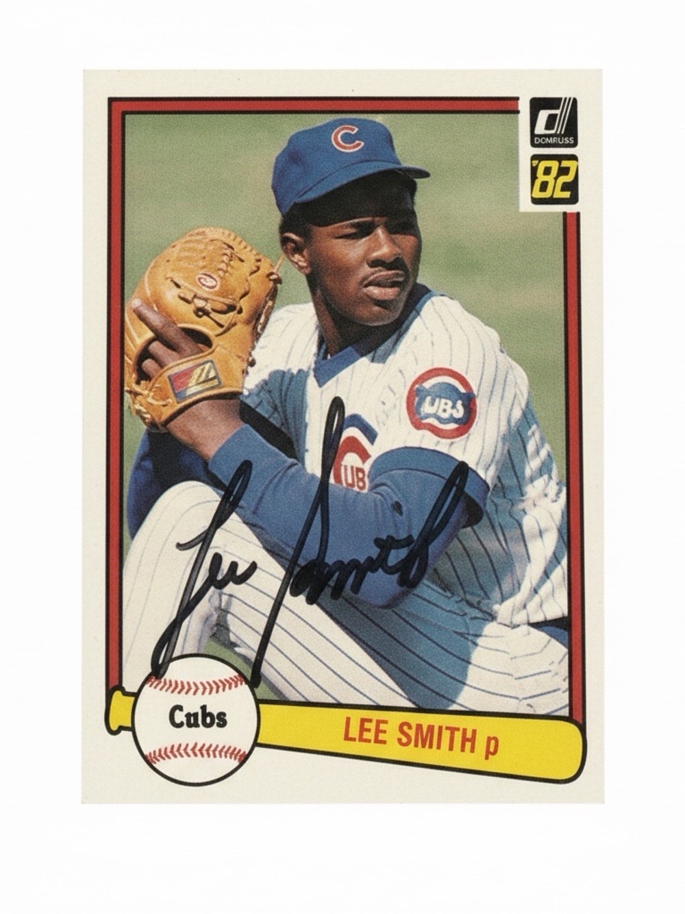 Donruss 1989 Donruss Lee Smith #252 Signed Baseball Card